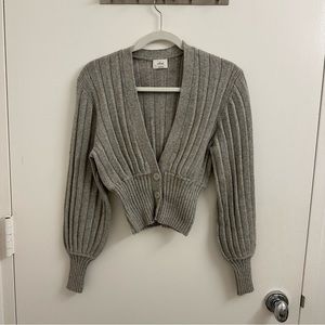 Wilfred grey cardigan NWOT